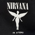 Black - Lifestyle - Nirvana In Utero Back Print Cotton Tote Bag