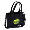 Black-White - Back - The Beatles Faces Cotton Tote Bag