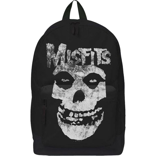 Black-White - Front - Misfits Fiend Glow Backpack