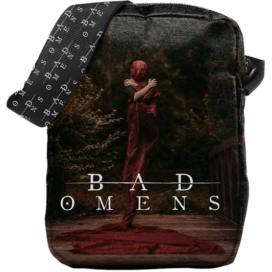 Black - Front - Bad Omens Self Titled Album Cover Crossbody Bag