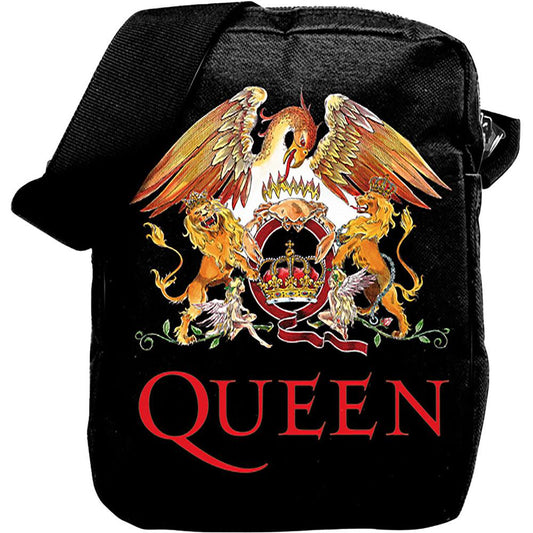 Black-Multicoloured - Front - Queen Classic Crest Crossbody Bag