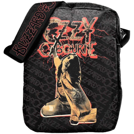 Black-Multicoloured - Front - Ozzy Osbourne Blizzard Of Oz Crossbody Bag