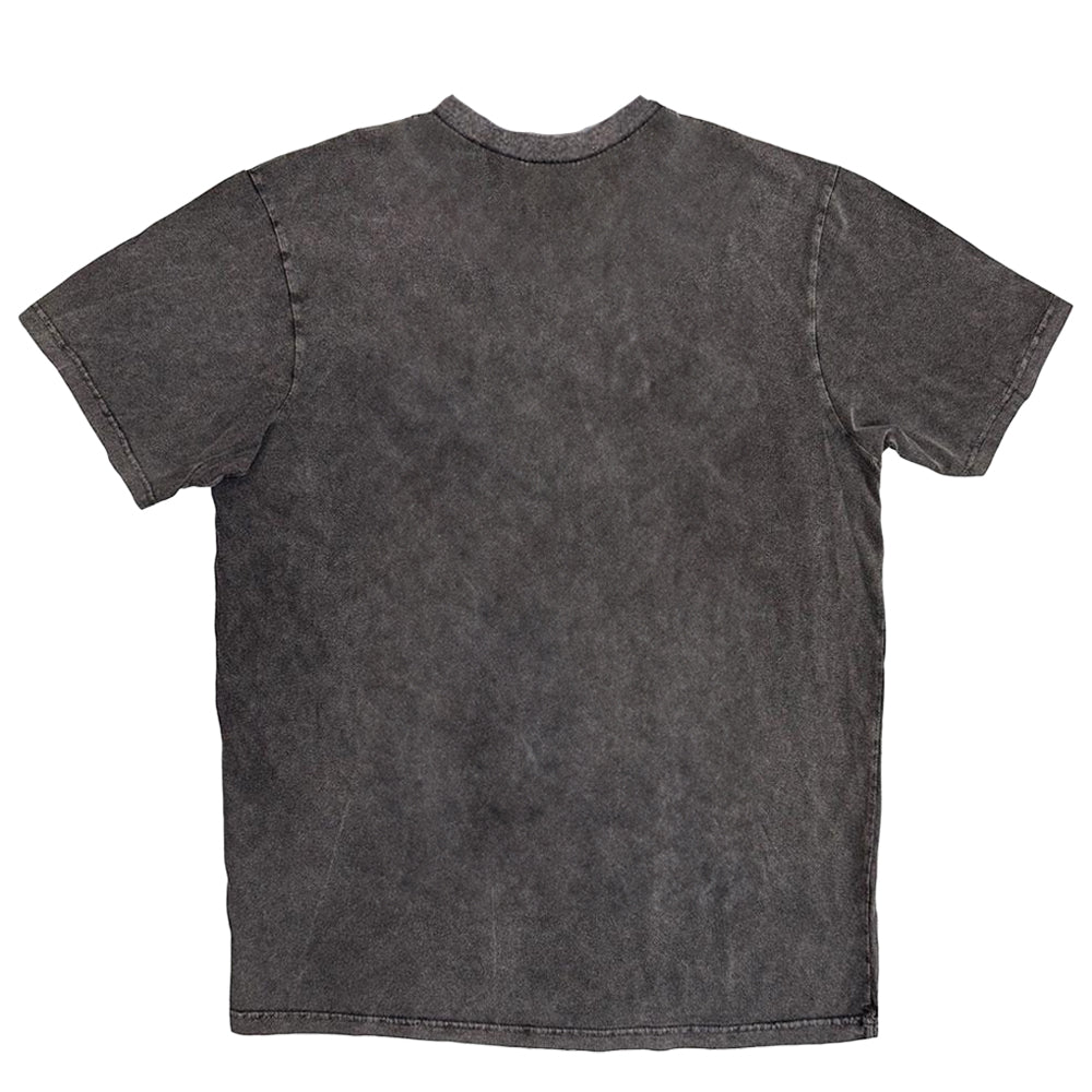 Charcoal Grey - Back - The Wizard Of Oz Unisex Adult Yellow Brick Road Stone Wash T-Shirt