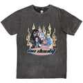 Charcoal Grey - Front - No Doubt Unisex Adult Retro Stone Wash T-Shirt