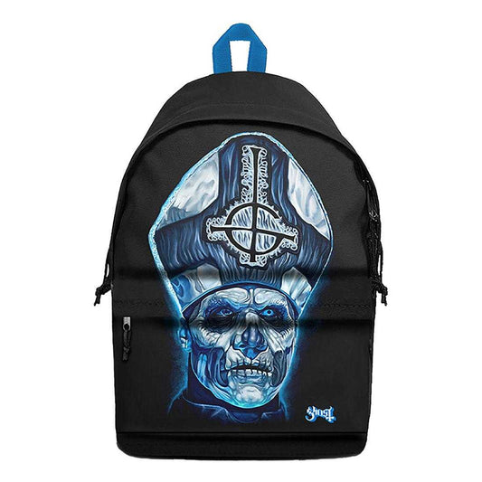 Black-Blue-White - Front - Ghost Papa Backpack
