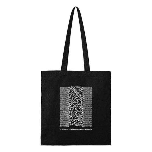 Black - Front - Joy Division Unknown Pleasures Tote Bag