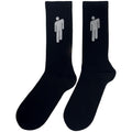 Black-White - Back - Billie Eilish Unisex Adult Blohsh Logo Ankle Socks