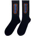 Black - Back - Billie Eilish Unisex Adult Outline Terrycloth Logo Ankle Socks