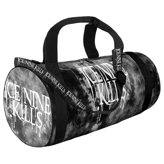 Black-White - Front - Ice Nine Kills Dripping Logo Duffle Bag