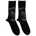 Black - Front - Motorhead Unisex Adult England Ankle Socks