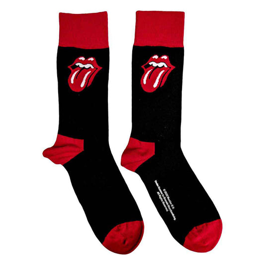Black - Front - The Rolling Stones Unisex Adult Classic Tongue Ankle Socks