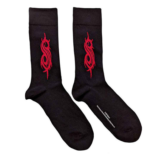 Black - Front - Slipknot Unisex Adult Tribal S Ankle Socks
