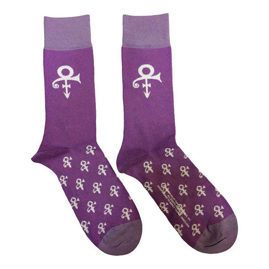Purple - Front - Prince Unisex Adult Symbol Ankle Socks