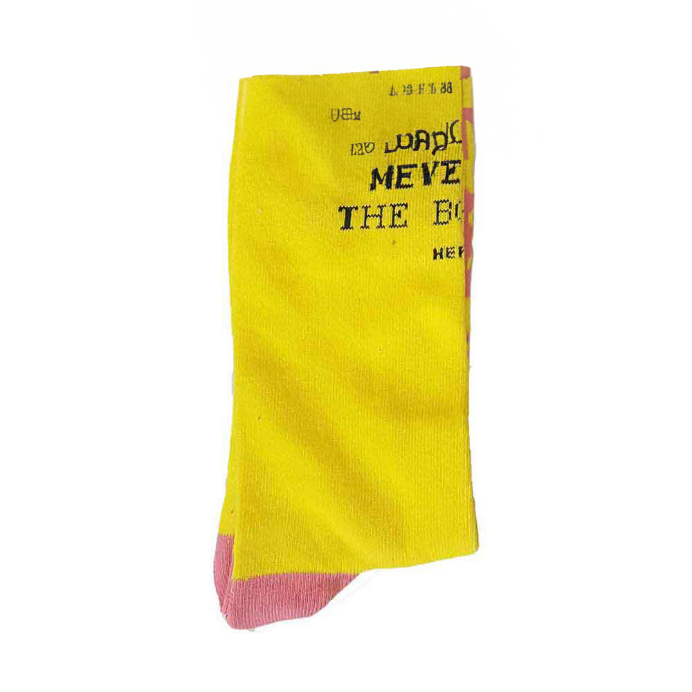 Yellow - Back - Sex Pistols Unisex Adult NMTB Ankle Socks