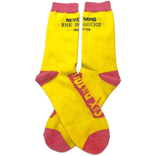 Yellow - Front - Sex Pistols Unisex Adult NMTB Ankle Socks