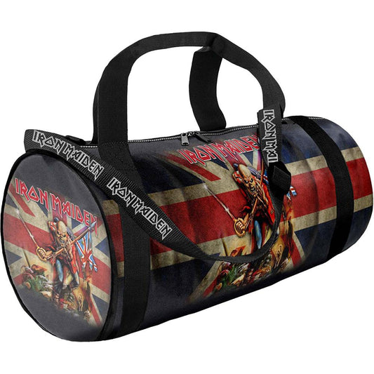 Black - Front - Iron Maiden Trooper Duffle Bag