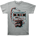 Grey - Front - Eminem Unisex Adult Tape T-Shirt