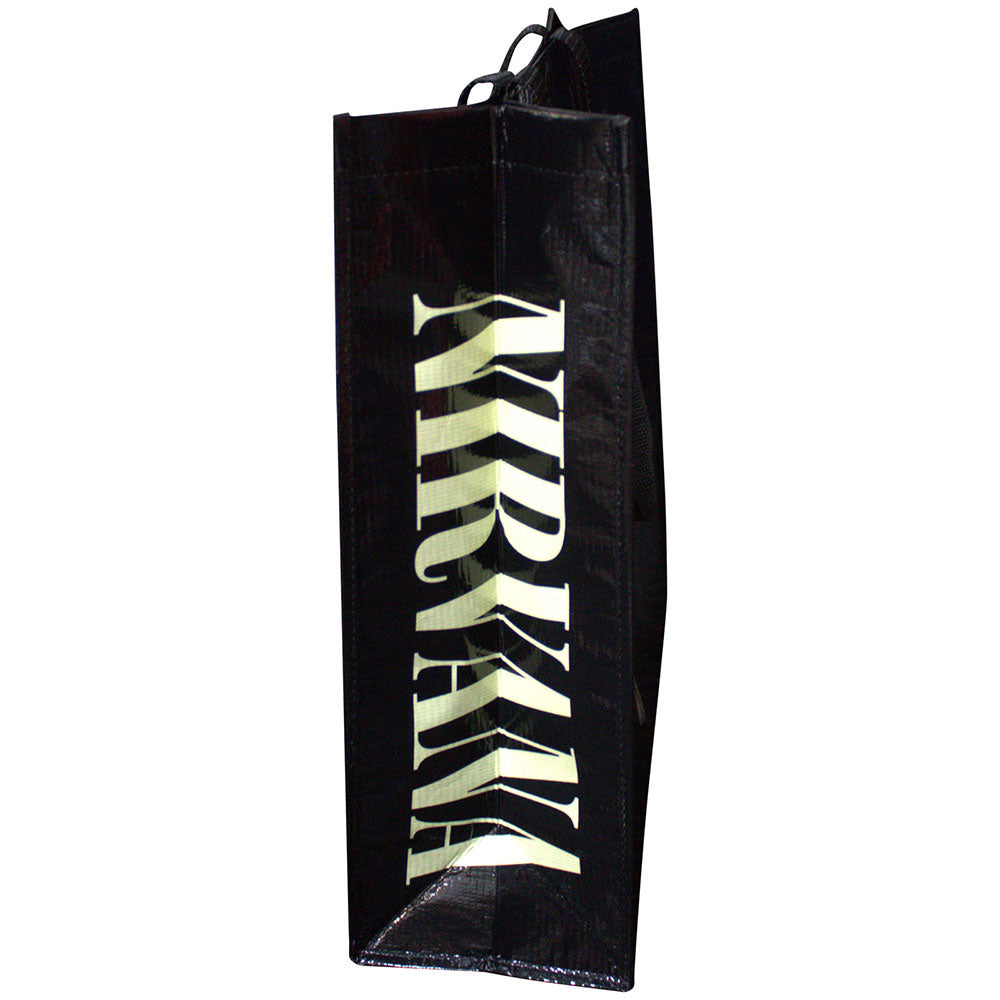 Black - Side - Nirvana In Utero Eco Friendly Tote Bag