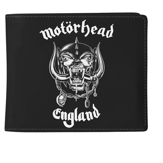 Black-White - Front - Motorhead England Wallet