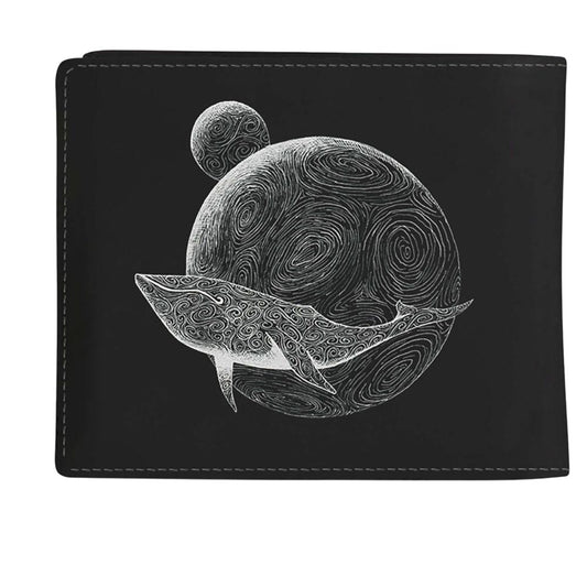 Black-Grey - Front - Gojira Flying Whale Wallet