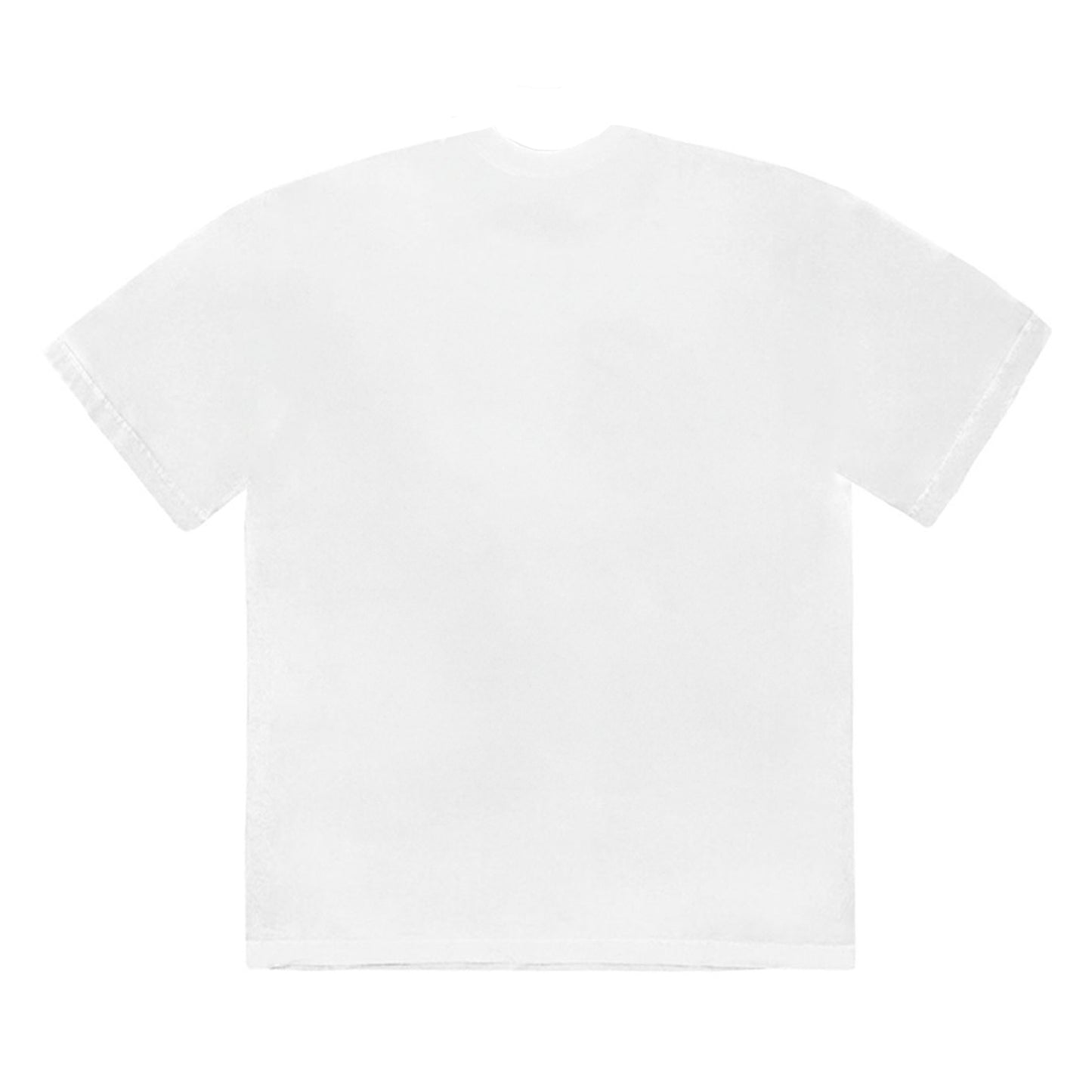 White - Back - Alice In Wonderland Unisex Adult Alice Bordered T-Shirt