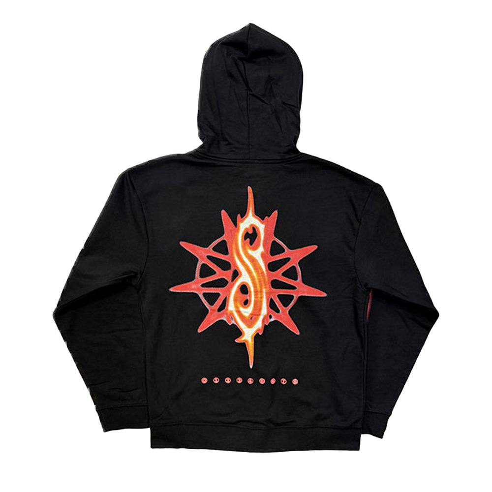 Black - Back - Slipknot Unisex Adult Full Zip Hoodie