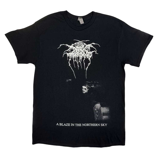 Black - Front - Darkthrone Unisex Adult A Blaze In The Northern Sky T-Shirt