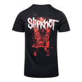 Black - Back - Slipknot Unisex Adult Devil Single Blur Logo T-Shirt