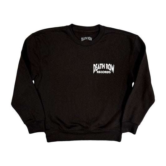 Black - Front - Death Row Records Unisex Adult Sweatshirt