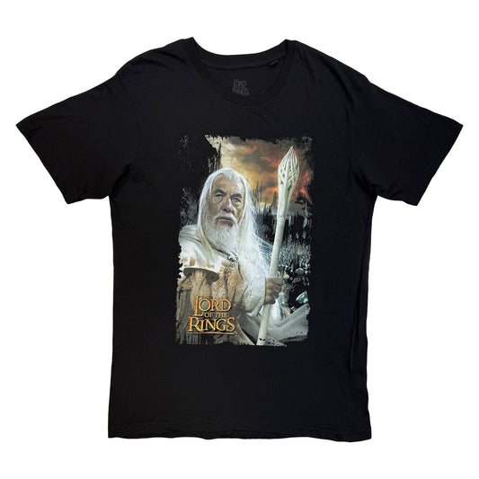 Black - Front - The Lord Of The Rings Unisex Adult Gandalf Homage T-Shirt