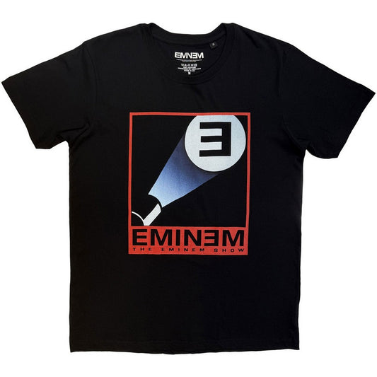 Black - Front - Eminem Unisex Adult Lights T-Shirt