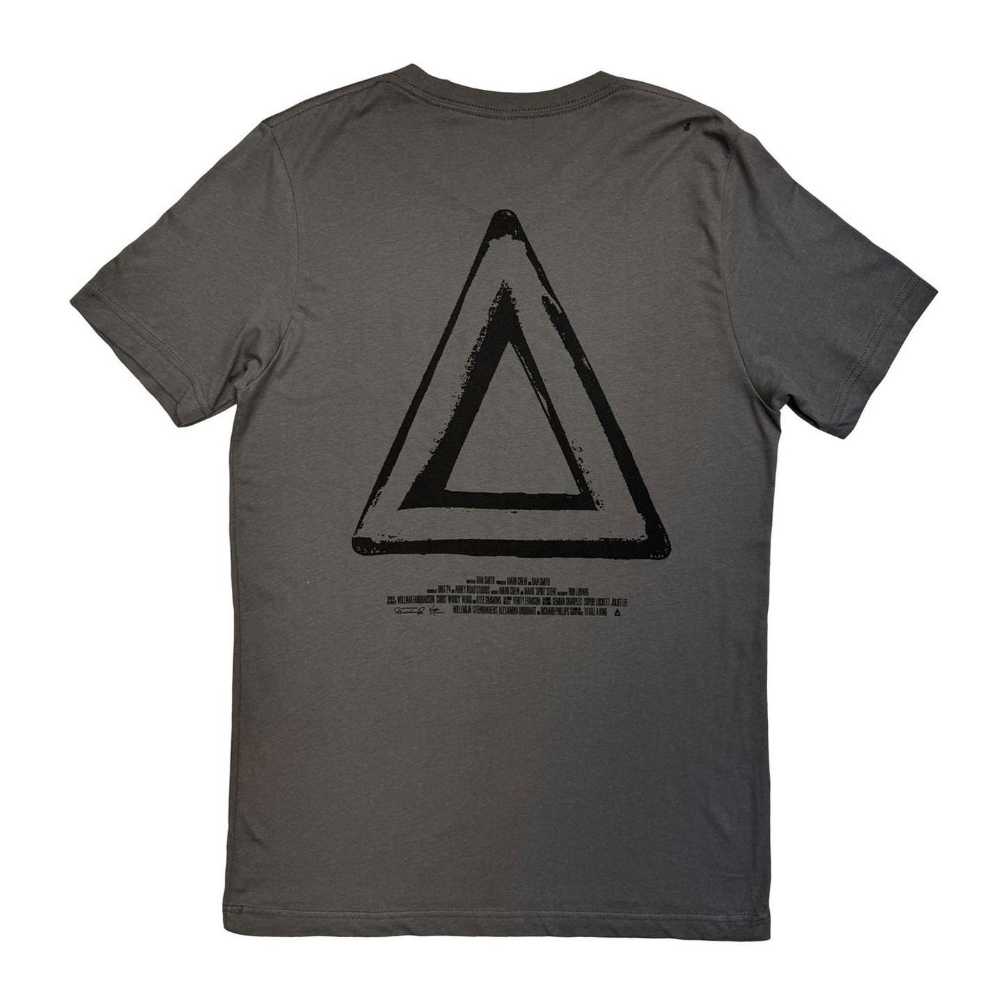 Charcoal Grey - Back - Bastille Unisex Adult Repeat Logo Back Print T-Shirt