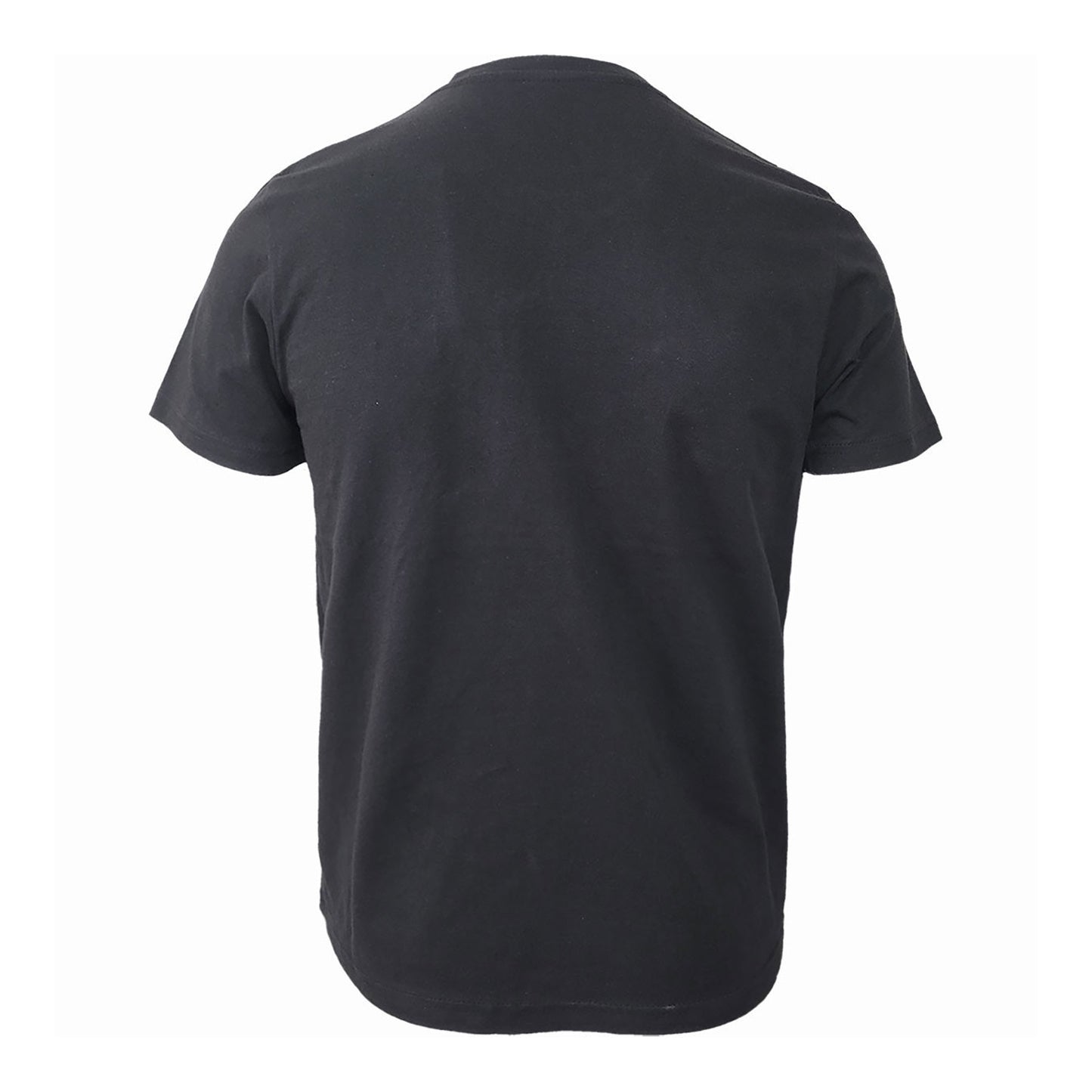 Black - Back - Spiral Direct Unisex Adult Plain Organic T-Shirt