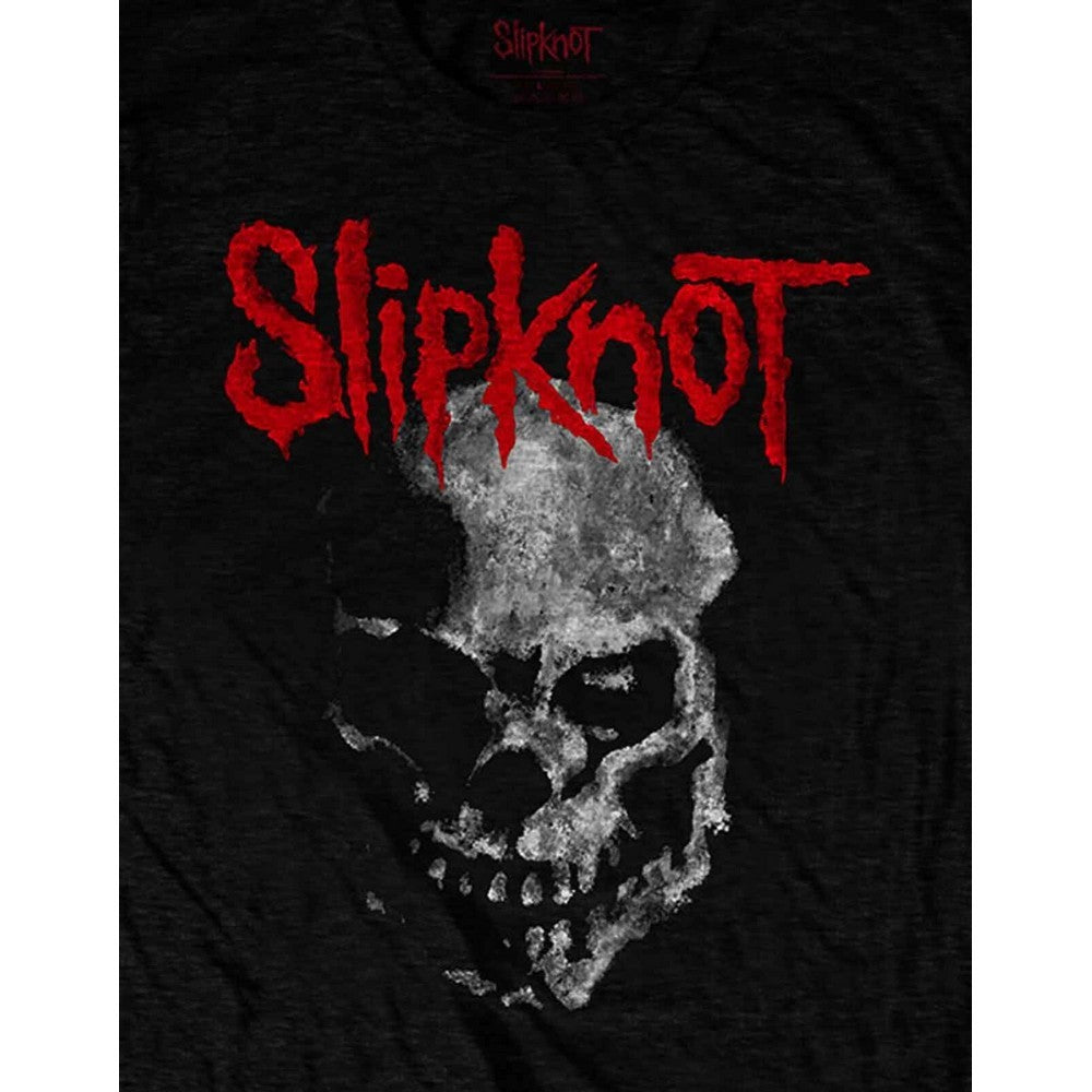 Black - Side - Slipknot Unisex Adult .5: The Gray Chapter Skull T-Shirt