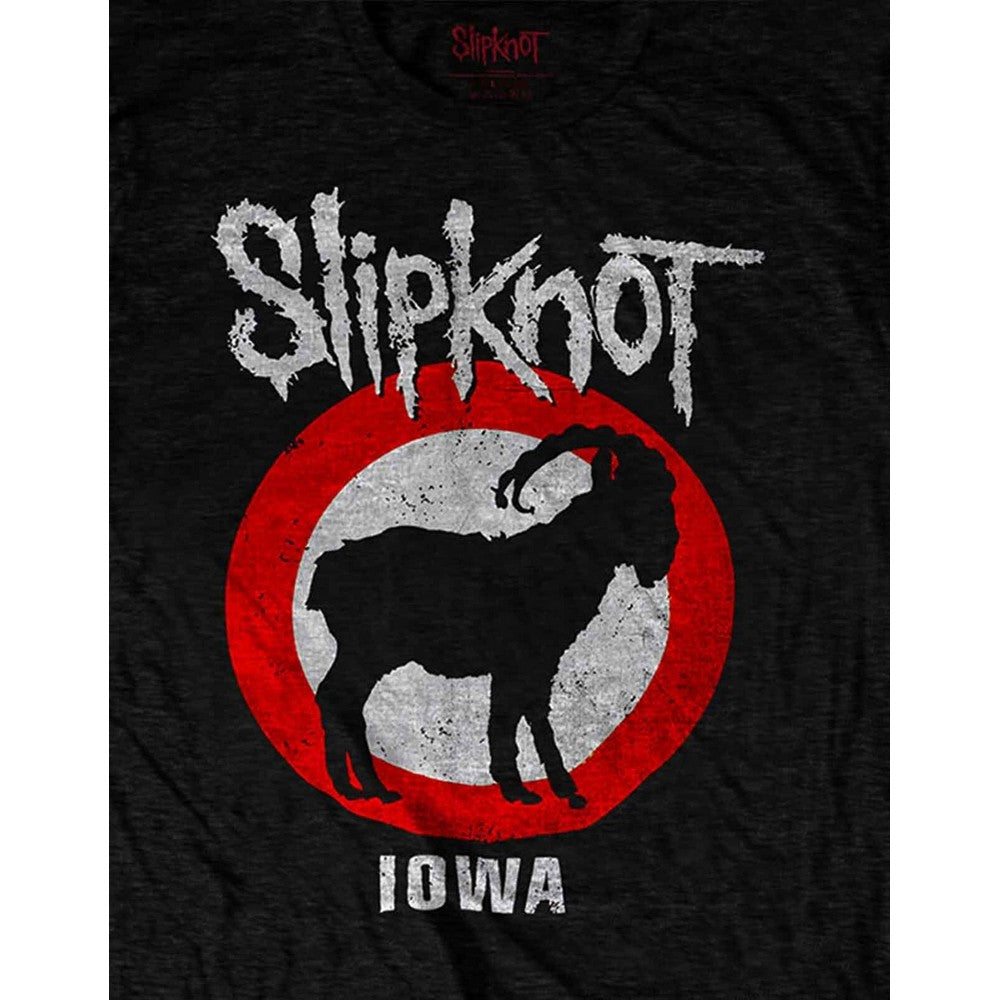 Black - Side - Slipknot Unisex Adult Iowa Goat T-Shirt