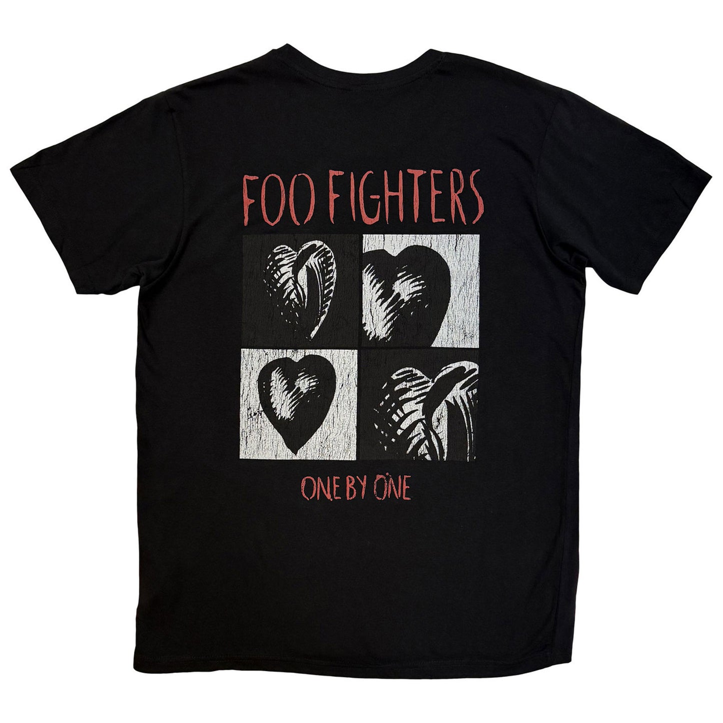 Black - Back - Foo Fighters Unisex Adult One By One T-Shirt