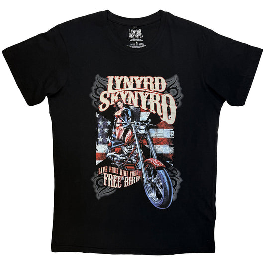 Black - Front - Lynyrd Skynyrd Unisex Adult Ride Free T-Shirt