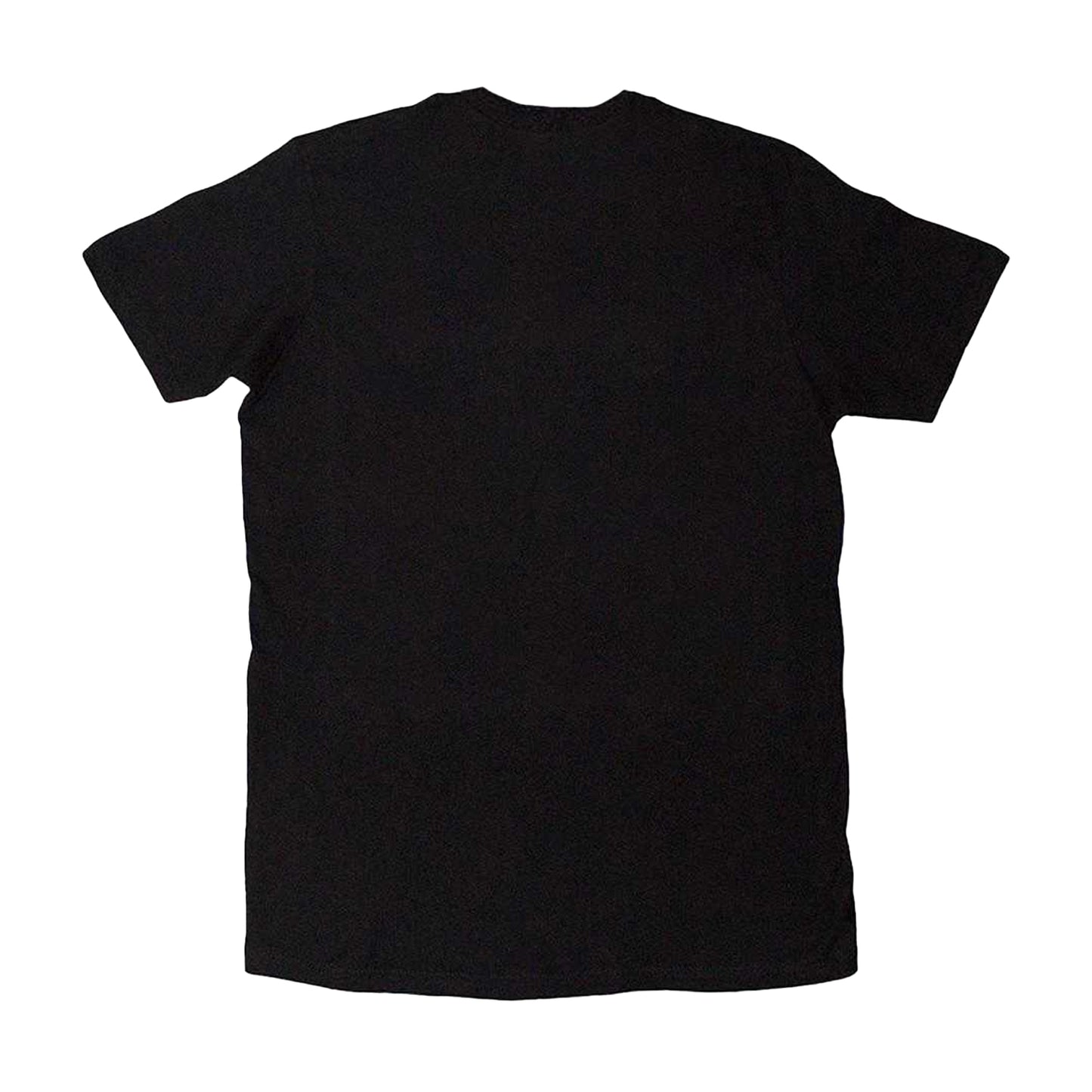 Black - Back - Nirvana Unisex Adult Happy Face Infill Distressed T-Shirt