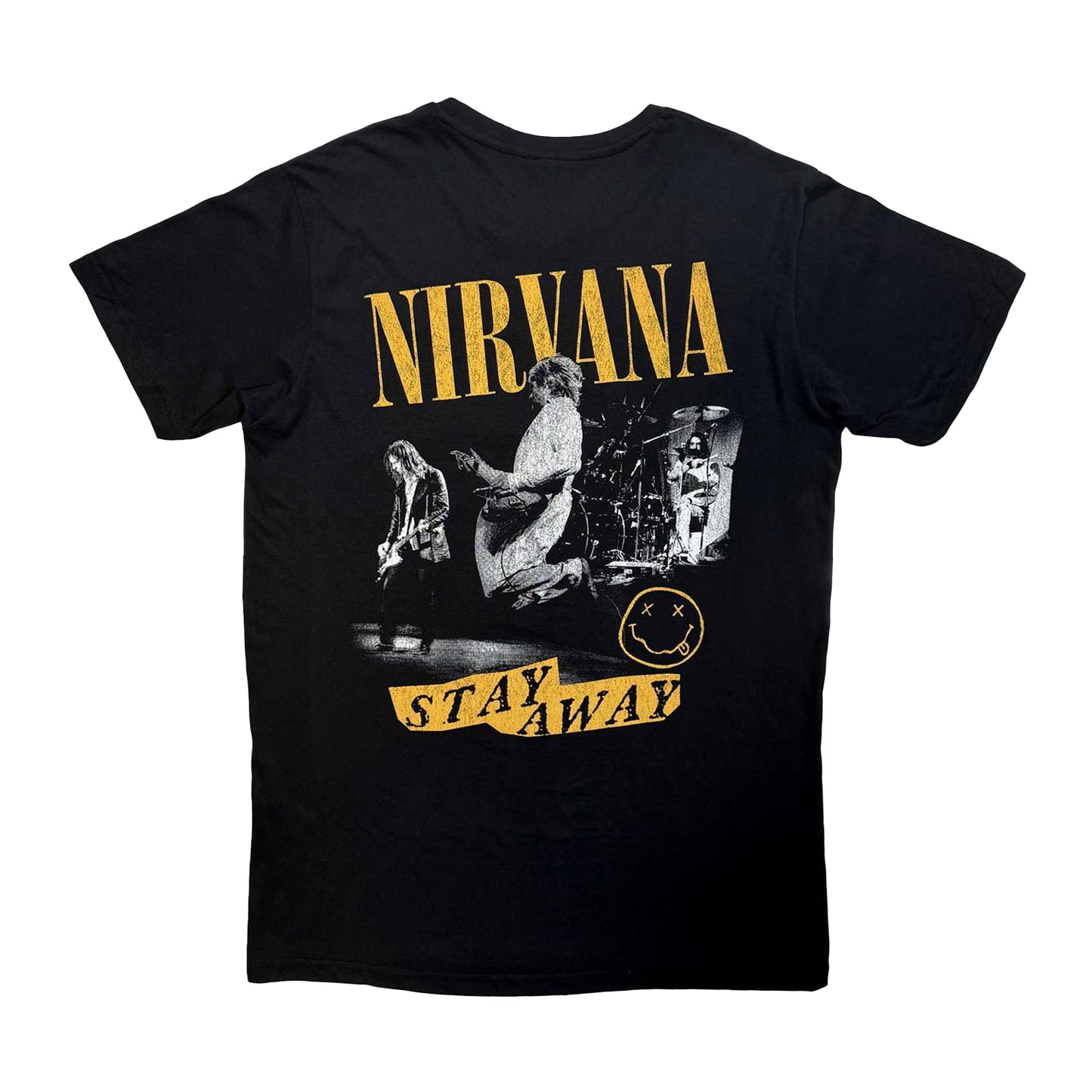 Black - Back - Nirvana Unisex Adult Stay Away T-Shirt