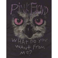 Black - Side - Pink Floyd Unisex Adult What Do You Want From Me? Owl T-Shirt