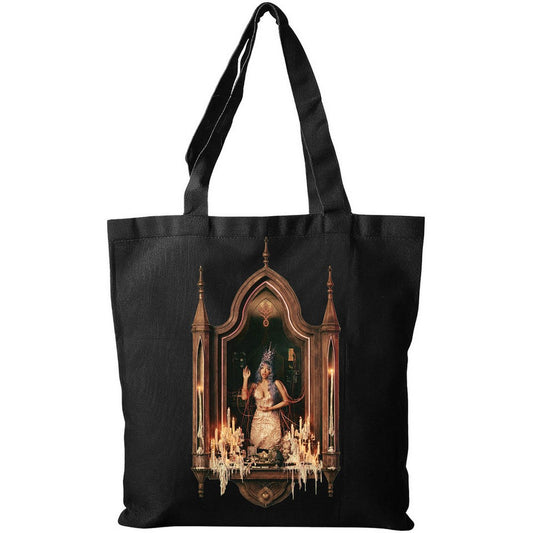 Black - Front - Melanie Martinez Gothic Hades Cotton Tote Bag