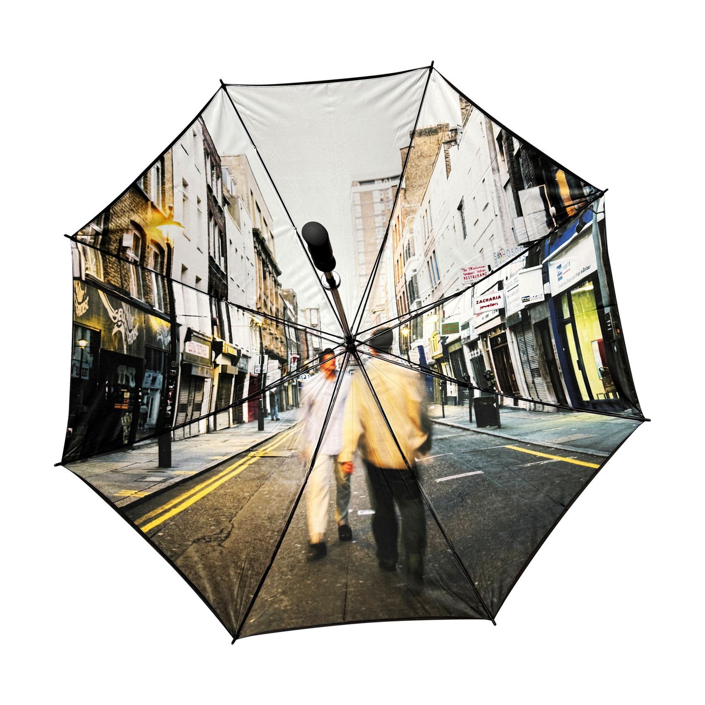 Black - Back - Oasis What's The Story Album Artwork Stick Umbrella