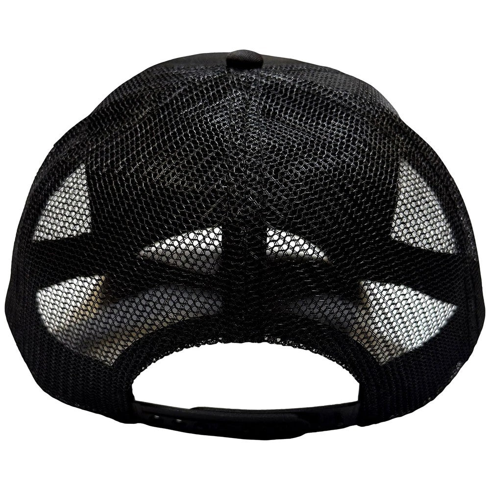 Black - Back - Spinal Tap Unisex Adult Logo Mesh Back Trucker Cap