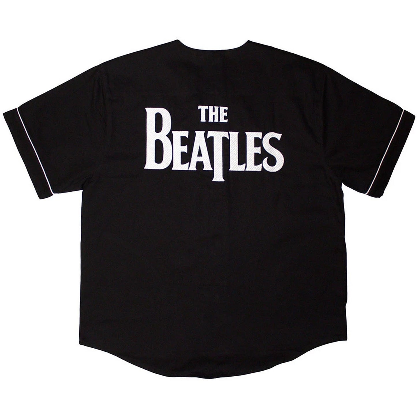 Black - Back - The Beatles Unisex Adult Walking Baseball Jersey