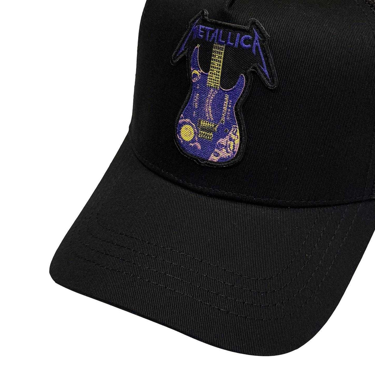 Black - Side - Metallica Unisex Adult Ouija Guitar Baseball Cap