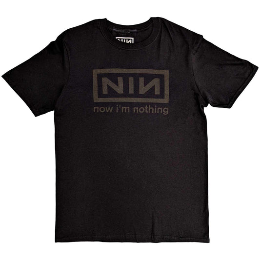 Charcoal Grey - Front - Nine Inch Nails Unisex Adult Now I´m Nothing T-Shirt