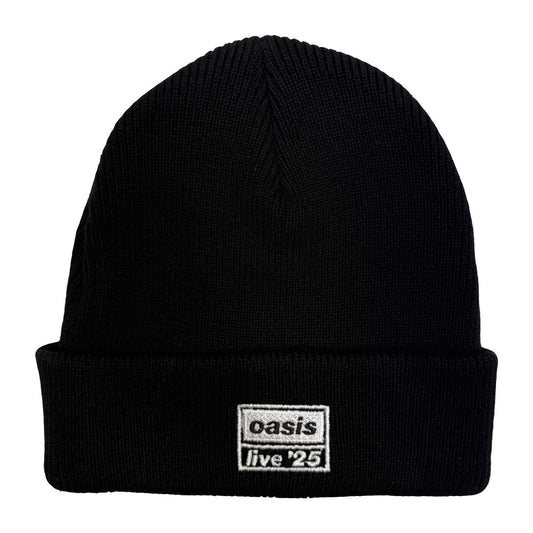 Black - Front - Oasis Unisex Adult Live ´25 Beanie