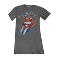 Charcoal Grey - Front - The Rolling Stones Womens-Ladies Rocks Off Cuba T-Shirt