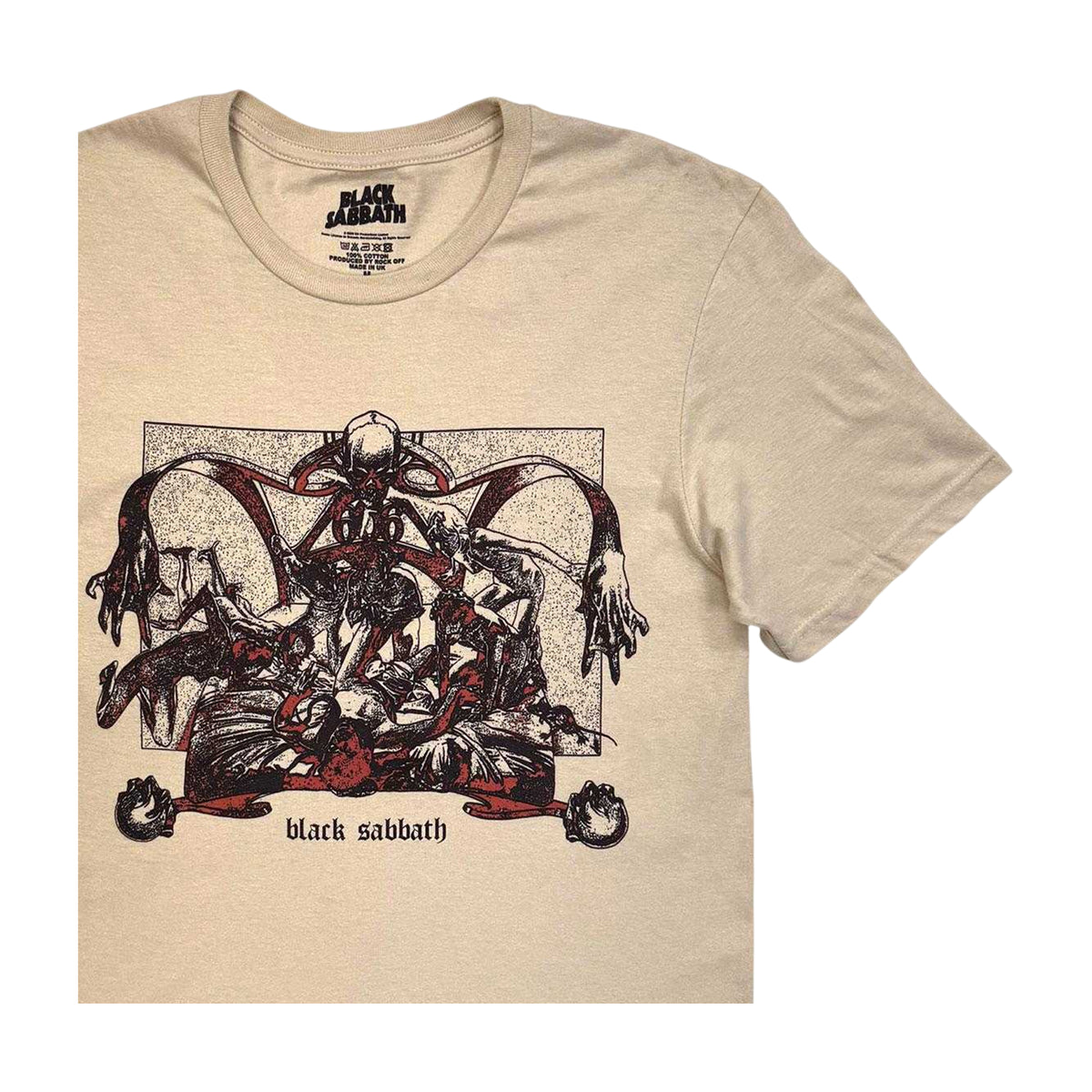 Sand - Side - Black Sabbath Unisex Adult Bloody T-Shirt