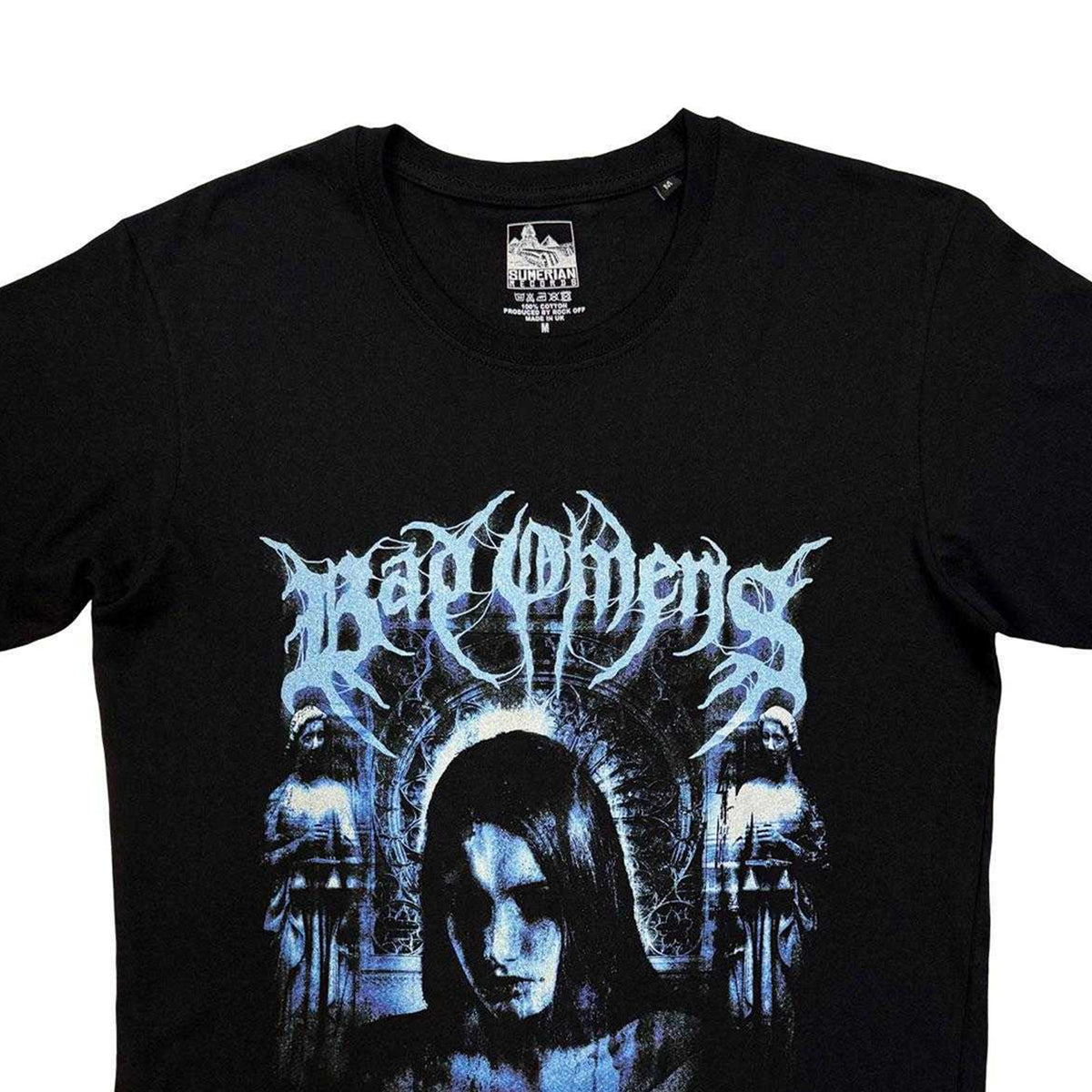 Black - Side - Bad Omens Unisex Adult Goth Girl T-Shirt